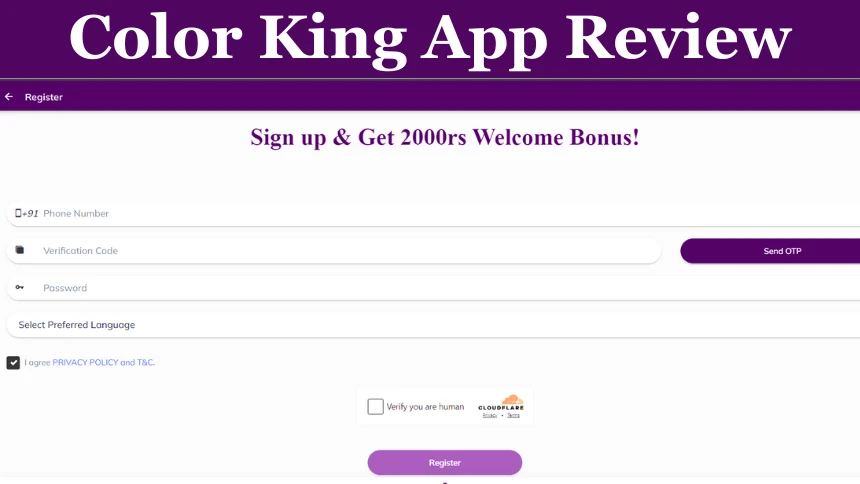 Color King App Review