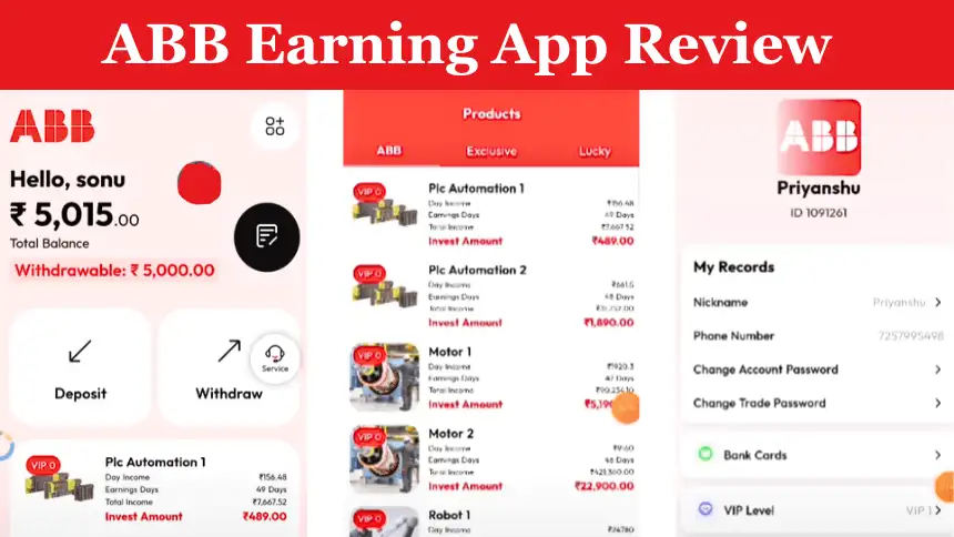 ABB Earning App Review