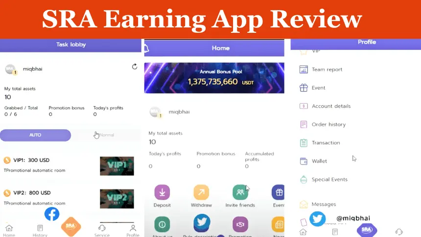 SRA Earning App Review